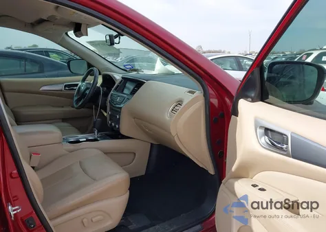 2017 Nissan Pathfinder Sl из США, поврежденный, VIN 5N1DR2MN8HC677456